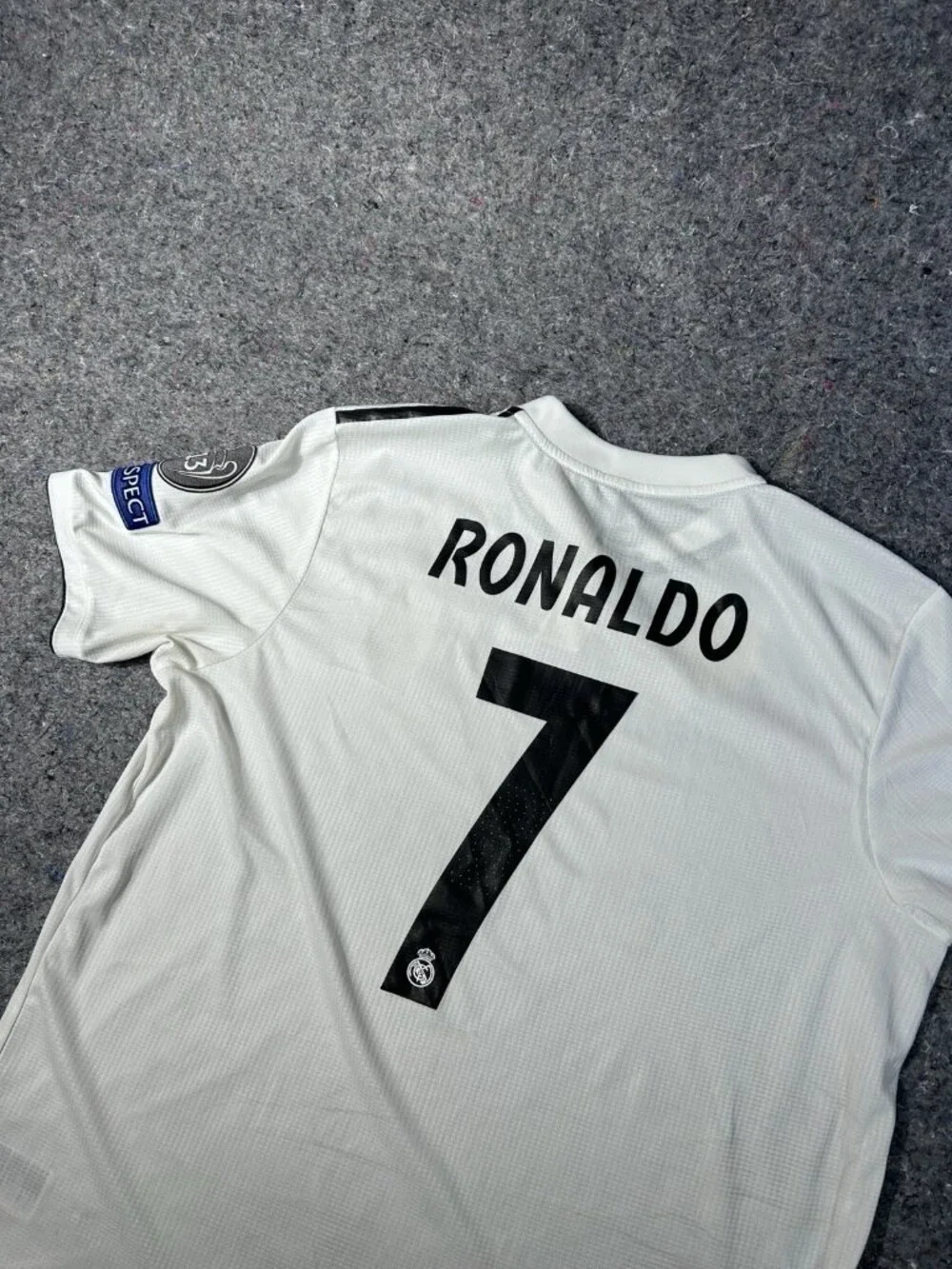 Adidas Real Madrid 2018/19 Home Jersey Ronaldo #7 Climachill UCL Size XL